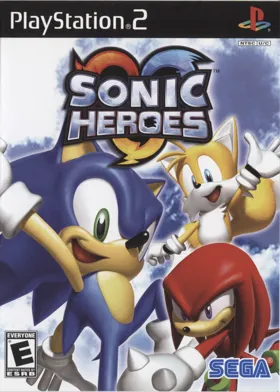Sonic Heroes box cover front